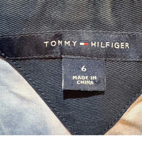 Tommy Hilfiger Womens Tan Corduroy Blazer Elbow Patches 3 Button Jacket Size 6 - Picture 3 of 11